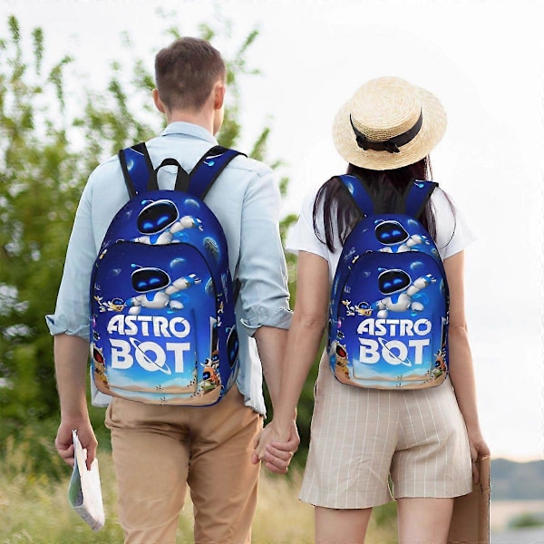 Astrobots Pelikassi - Miesten ja Naisten Muodikkaat Koulureput, Retkeilyreppu, Kannettavan Tietokoneen Olkalaukku, Lahja 1 S