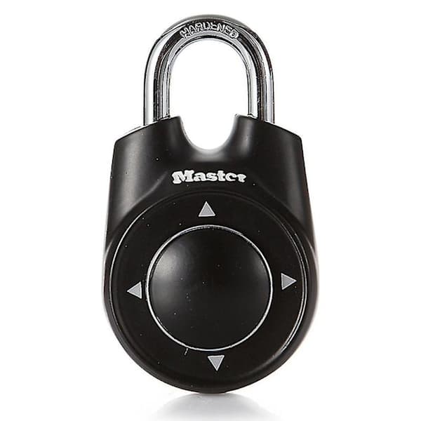Master Lock Retningslås Skab Gym Hænglås [DB] Sort