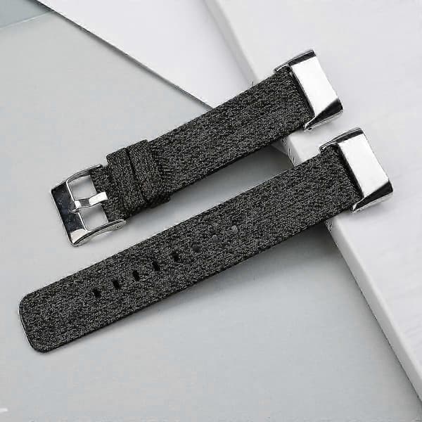 Fitbit Charge 5 Nylon-rem med slidstærkt canvas-design Dark Green