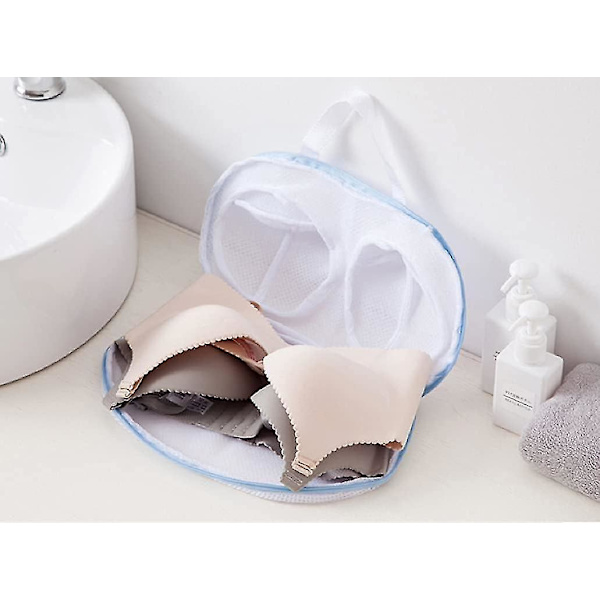 Paksunnettu rintaliivien pesupussi, joka sopii konepesuun ja suojaa rintaliivejäsi 2pcs