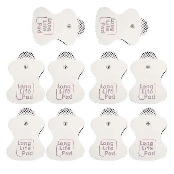 10x elektrode udskiftning til Omron Massagers Long Life Pad 10 stk
