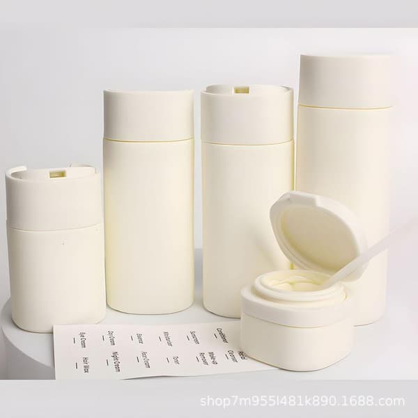 5 st krämförpackningar - Reseförnödenheter, Beige, Modern