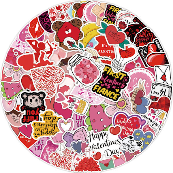 50 tarraa - Happy Graffiti Stickers D