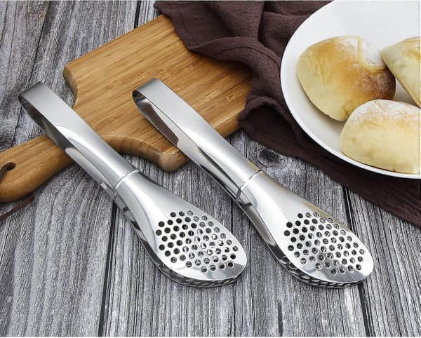 9\" Bufféklämmor, 2-pack Livsmedelsklämmor i Rostfritt Stål
