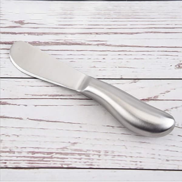 Sæt med 4 smørknive i rustfrit stål 13,5 cm