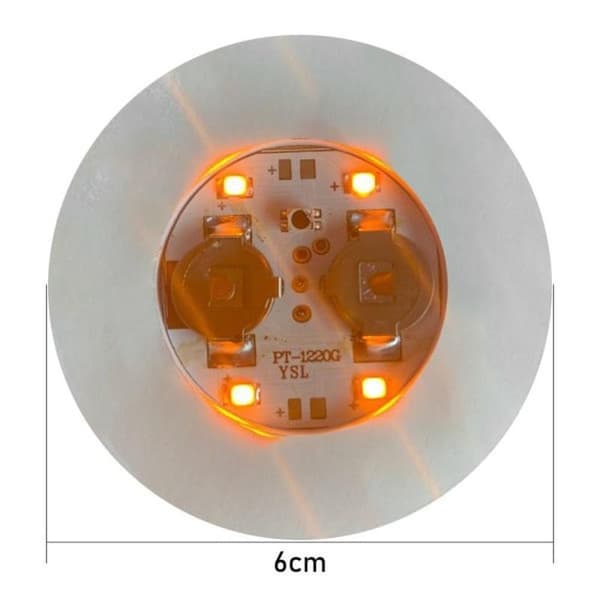12 kpl LED-värisiä lasinalusia pullovaloilla