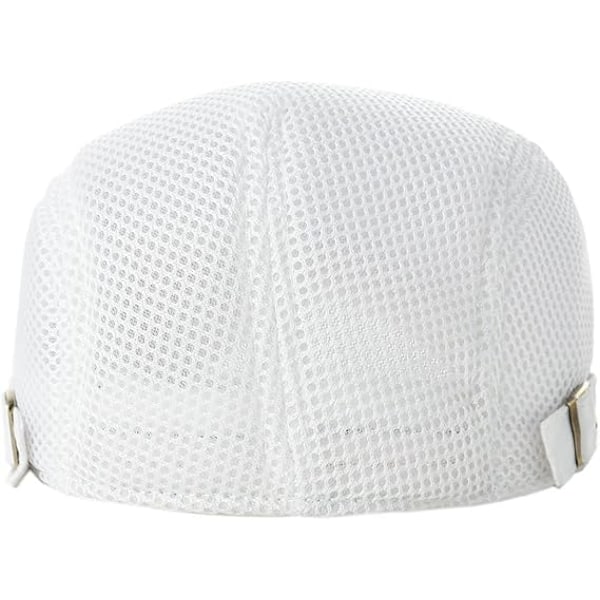 Newsboy Basker Ivy Keps Cabbie Platt Keps Justerbar Herr Andningsbar Mesh Sommarhatt