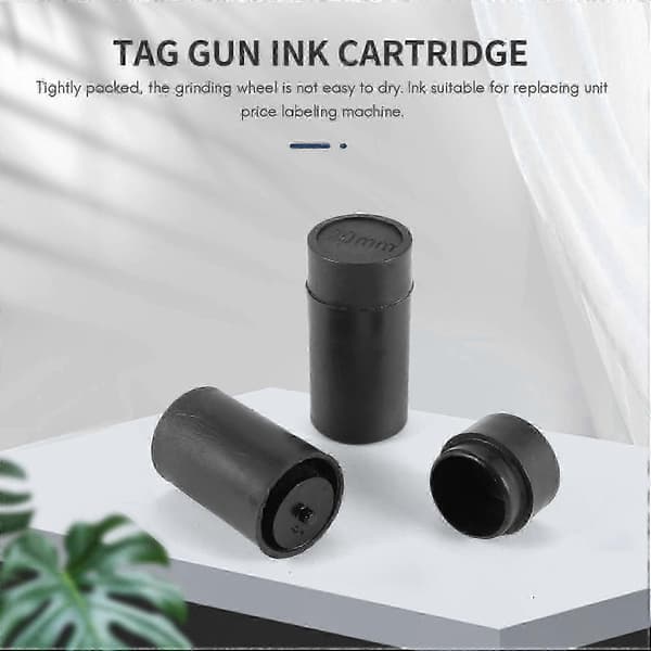 Pakke med 10 påfyllingsblekkruller blekk 20 mm for MX5500 prislapp black