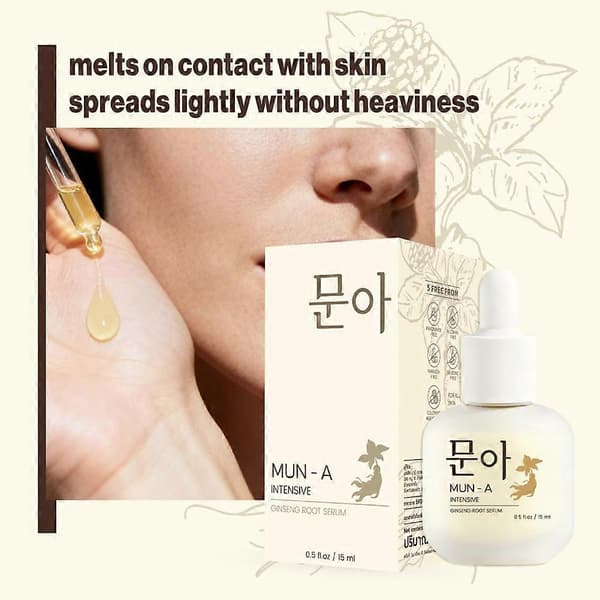 Koreansk Ginseng EssensSerum 15ml, Reduser Mørke Flekker, Forbedrer Hudens Elastisitet J7L8 15ml white