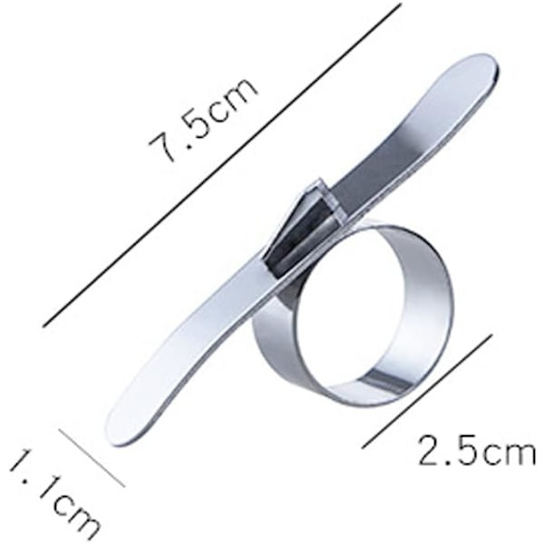 Appelsinskræller, 4 stk. 2-pak Rustfrit stål Appelsinskræller Værktøj Bærbar Køkken Gadget til Citron og Shaddock Frugtskræller