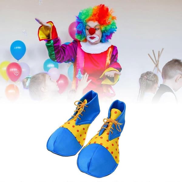 Klovnesko Regnbuesko Karneval Unisex Voksne Juleborddekorasjoner E