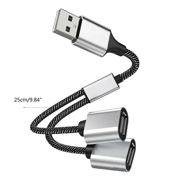 USB/Type C han til 2/3 USB hun kabeladapter USB OTG splitterkabelkonverter