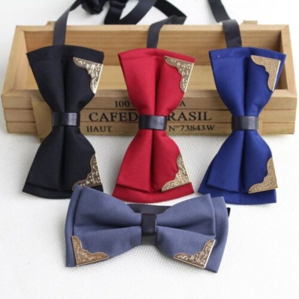 Grooms Men Suit Neckwear Accessories Bow Ties Solid Pattern Cotton Materials New