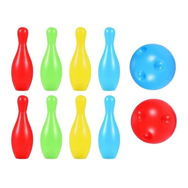 1 set bowlingleksaker för barn inomhus förälder-barn sportleksaker bowling-spel