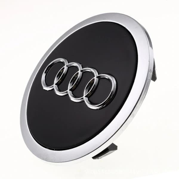 Centrumkapsler til AUDI 60mm 4-pak sort black_Paris sort black black 80