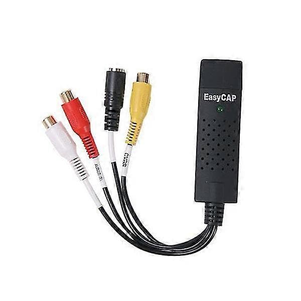 Easycap USB 2.0 TV DVD VHS Videoadapter Opptak o AV Opptak Støtte WinXP/ Win7/ Vista32 25-26