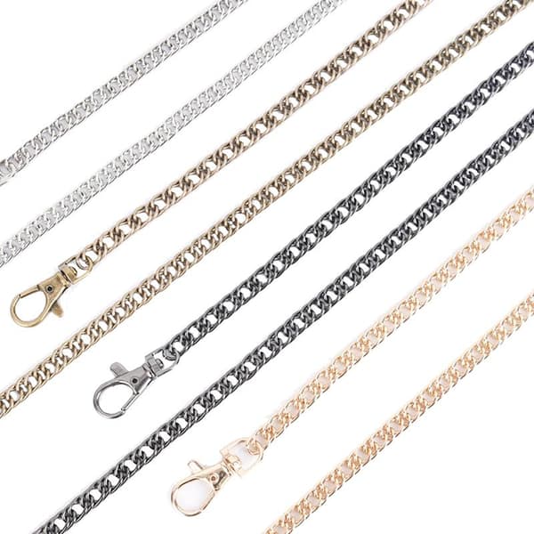 100 cm Erstatningskæde til damer, skulderrem, crossbody - Perfet Silver
