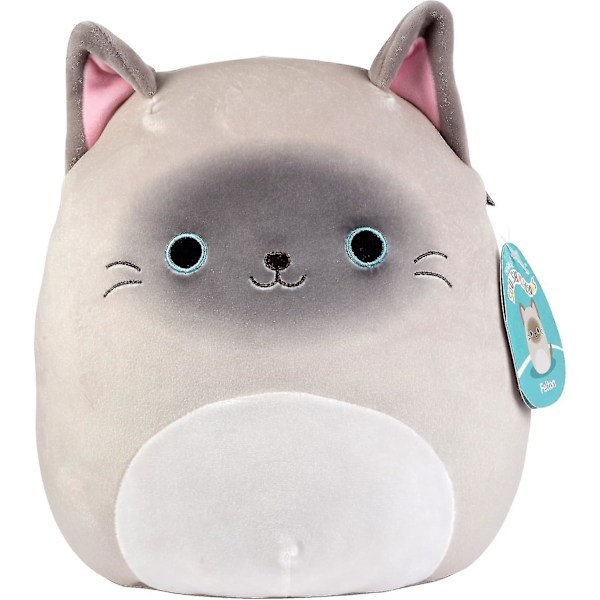 10" Felton The Siamese Cat - Officially Licensed Kellytoy Plush - Collectible Soft & Squishy Kitty Stuffed Animal Toy - 10"