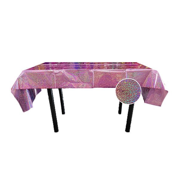 Guld roséguld enfärgad aluminiumfolie duk engångsduk festtillbehör duk rekvisita layout enfärgad duk. 137*183cm