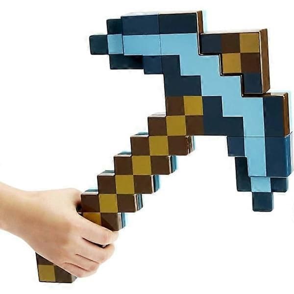 Minecraft Leker Sverd og Hakke Minecraft Spill Transformasjon Komfortabel Klassisk-Perfekt Blå blue