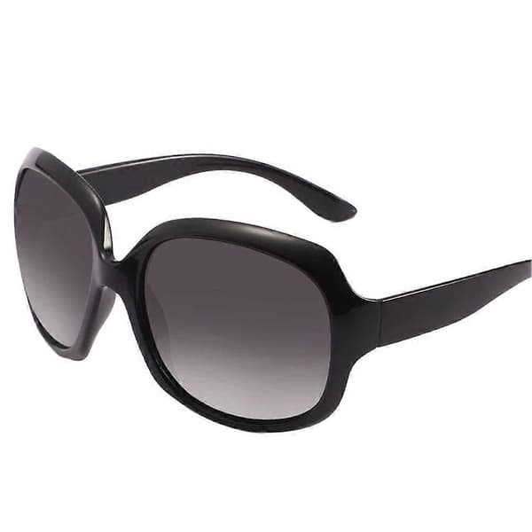 Oversized solbriller med gradientlinser og UV-beskyttelse, letvægts Black