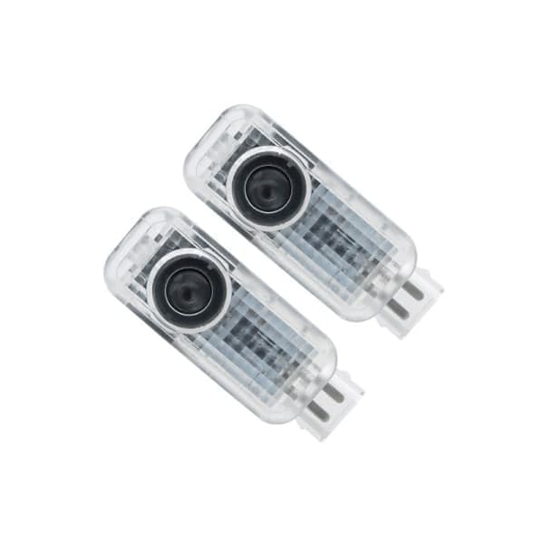 Passar Audi A4LA5A6L välkomstljus atmosfärljus A7A8LQ3Q5Q7 dörrlaserprojektionsljus (2-pack)