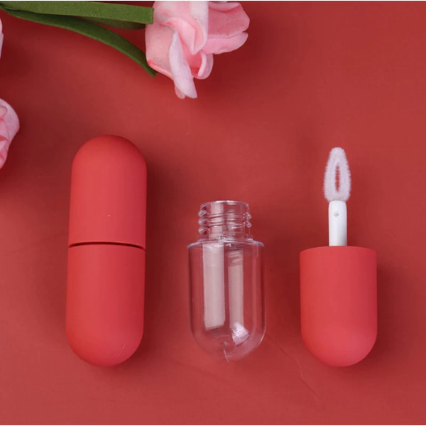 4.5ML Empty PE Lip Gloss Tubes Plastic Mini Sample Cosmetic Container