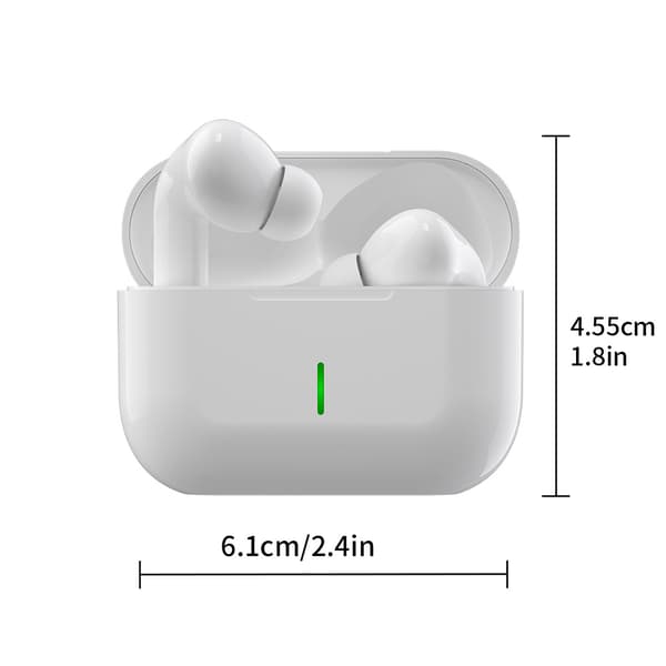 Trådløse Bluetooth-hovedtelefoner Bluetooth 5.4 Sportshovedtelefoner - Hvid