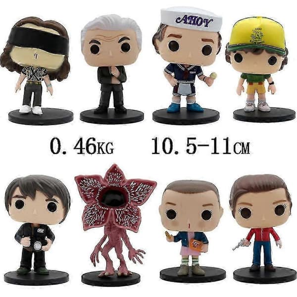 8 st/set Stranger Things Action Figure Model Dockleksaker För Barn Present 26s