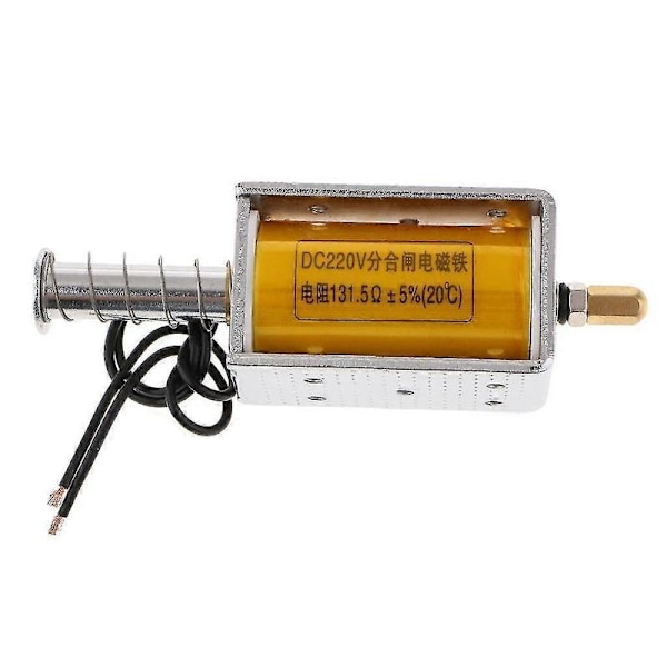 DC 220V 34.5mm Push-pull Aktuator Ramtyp Elektromagnet Solenoid Elektrisk-Perfekt
