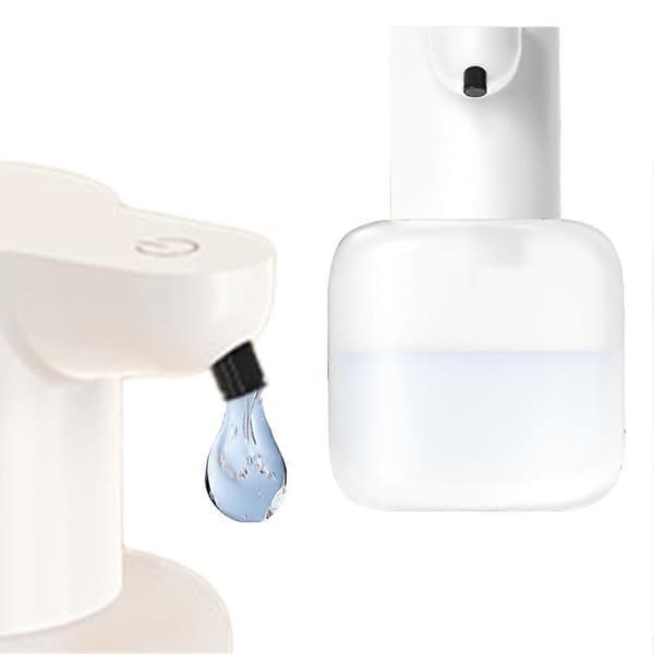 550 ml automatisk sensor hånddesinfeksjonsmaskin med infrarød sensor berøringsfri flytende såpedispenser 4 gir White Foam