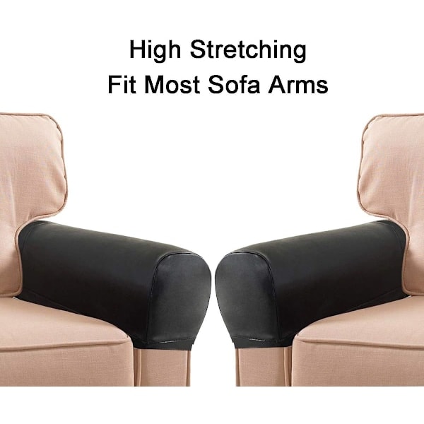 1 Par PU-læder Sofa Armbeskyttere Lænestol Armbeskyttere Stretch