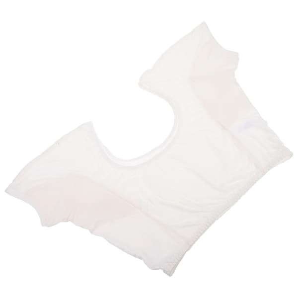 1 stk. underarms-svettevest i bomull, svettebeskyttelse for armhuler 52X31X1cm White