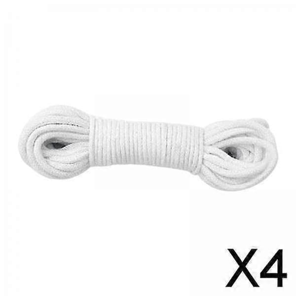 Premium bomullstråd for effektiv plantehydrering 4mm 4 Pcs
