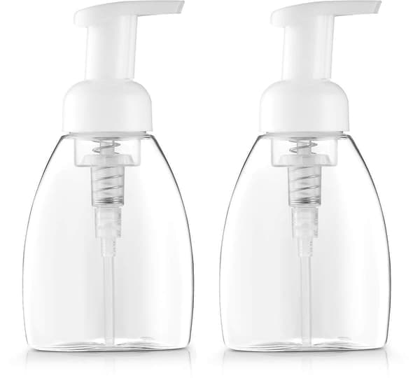 2 kpl vaahtoava saippuapumppupullo 250 ml (8,5 Oz)
