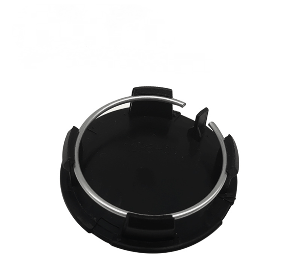 Passer til Tesla Model 3 Hjulkapsel Logo - Sort Sort Etiket (Matt) (Fire Pak)