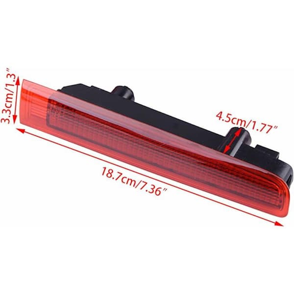 High-Mounted Rear Third Brake Light for Transporter T5 T6 Caravelle Multivan MK V 2003-2015 7E0945097E 7E0945097F (Red)