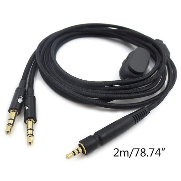 Udskiftningslydkabel til Sennheiser- Game Zero Pc 373d Gsp350 Single plug version