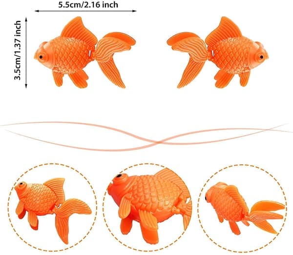 15 Realistic Artificial Aquarium Fish Plastic Fish Decoration