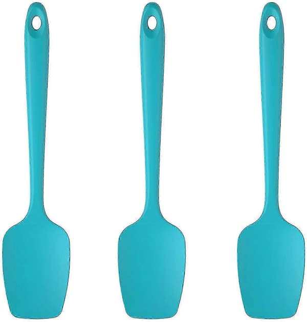 3 kappaletta korkean lämmönkestävyyden silikonilusikka 315 C (ShiKai)