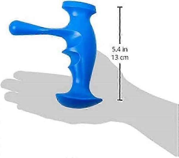 Bärbar hushållsmassagepistol med tumskydd (blå) 1 styck