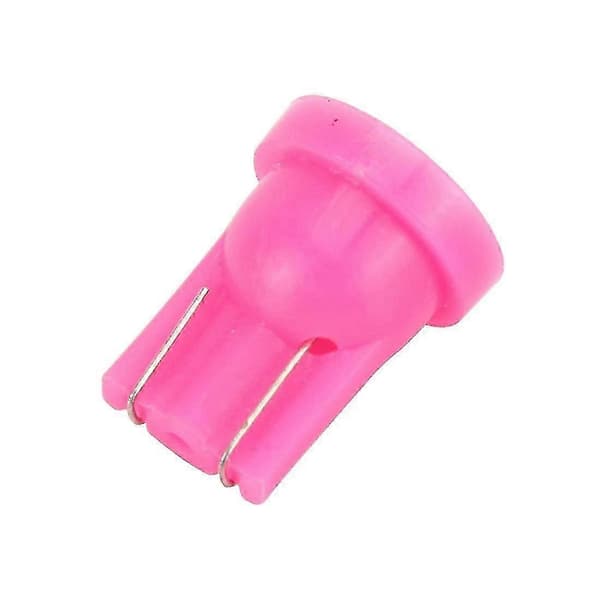 10 stk. T10 8 LED bilsignalpære Pink Light