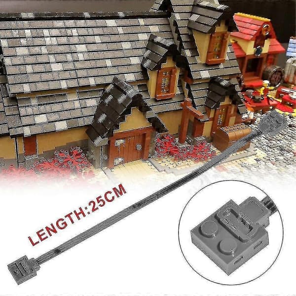 For Lego Technic Power Functions Deler Servomotor Fjernkontroll Batteriboks Bryterboks Kb 25cm Cable