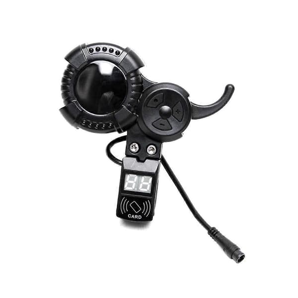 Elektrisk skoterdisplay Trigger LED Accelerator Gasreglage & NFC-kort för VSETT 8 8+ 9 9+ för ZERO 8 9 10 8X 10X Z8PRO Black