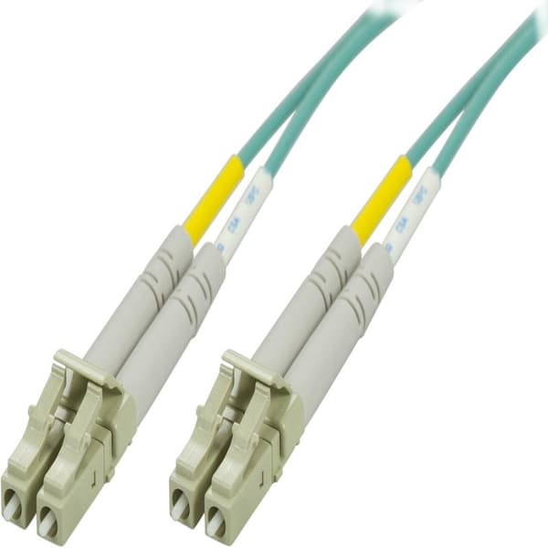 OM3-kuitukaapeli, LC - LC, duplex, multimode, 50/125, 5 m Aqua