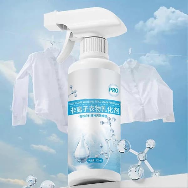 Pletfjerner Spray 300ml - Ikke-ionisk Overfladeaktivt Vaskemiddel 3-pak 3pcs