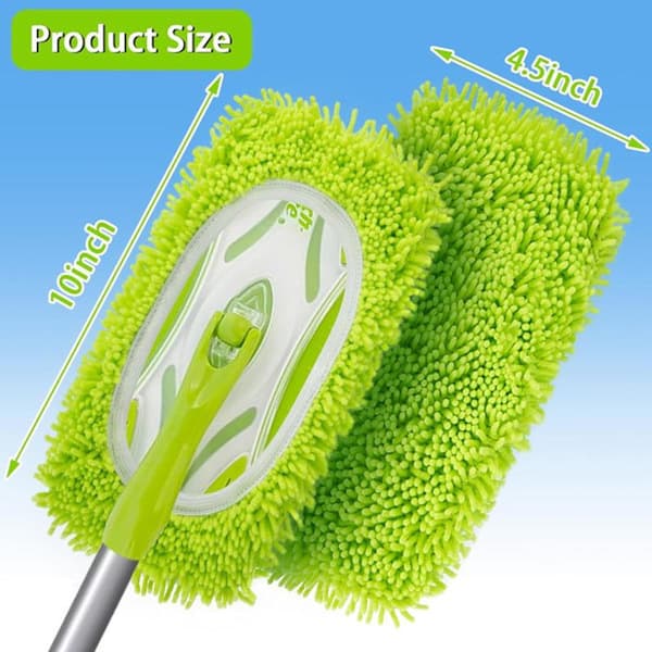 Genanvendelige mikrofiber tørremoppeklude til vådmopper, kompatible med Swiffer Sweeper moppe, erstatningsmopper til rengøring af hårde trægulve