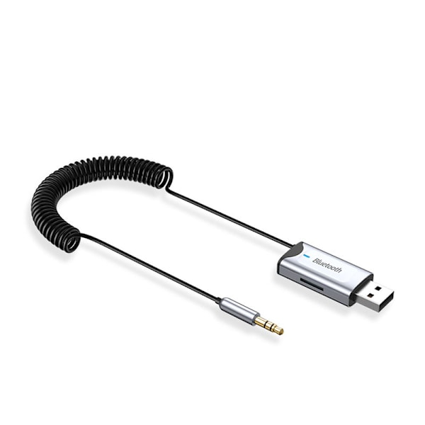 Bluetooth 5.3-modtager til bil med Aux- og USB-port