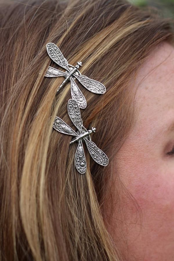 6 Dragonfly Hårklemmer, Retro Hårklemmer, Søde Hårklemmer