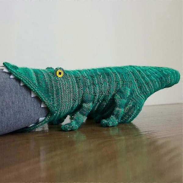 Unisex Christmas Knitted Animal Pattern Socks, Funny Mid-Calf Socks